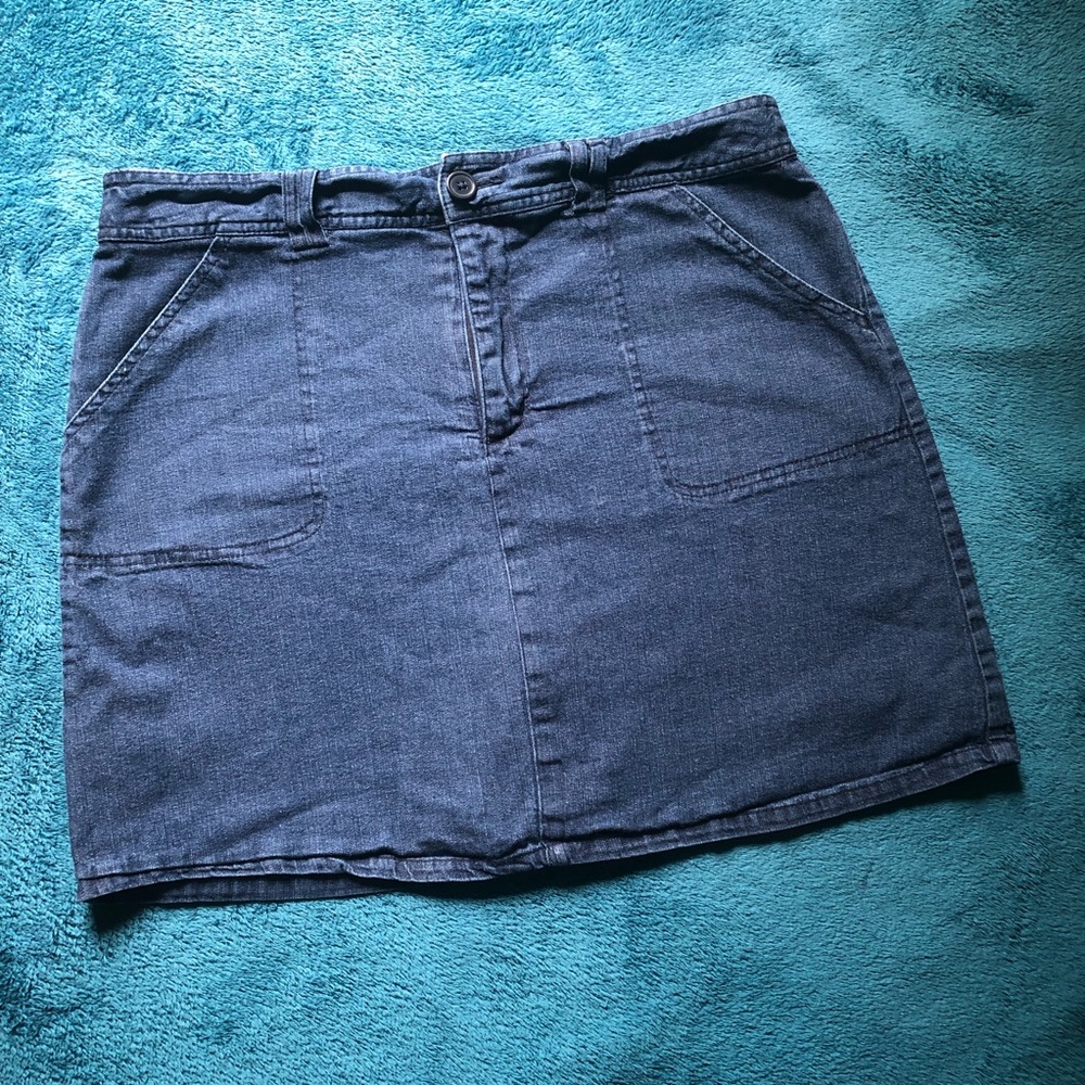 White Stag jean skort, size 12, EUC